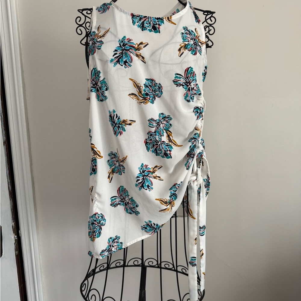 Halogen Multicolor Floral Top